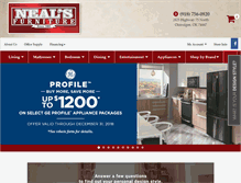 Tablet Screenshot of nealsfurnitureonline.com